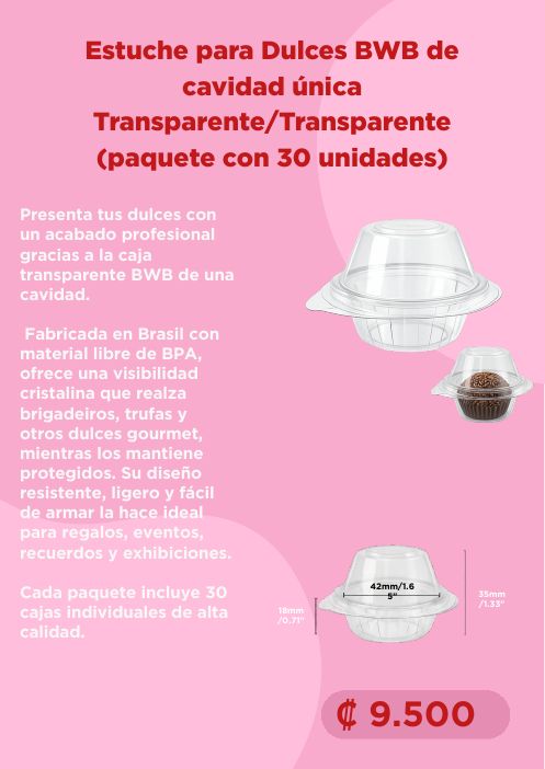 Estuche BWB de cavidad única – 30 unidades